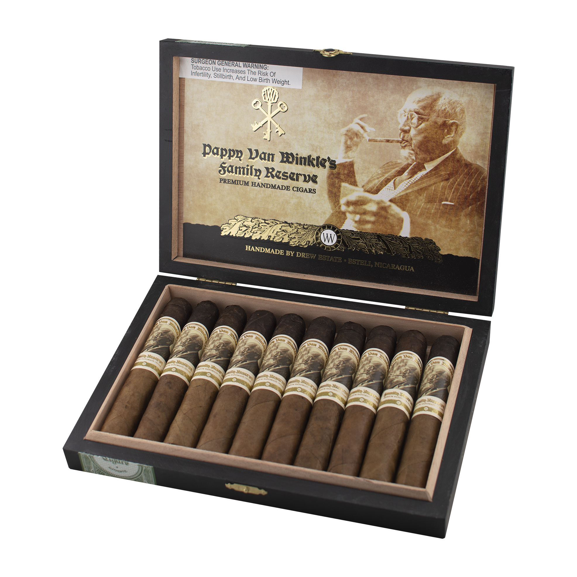 Pappy Van Winkle Barrel Fermented Robusto Cigar - Box